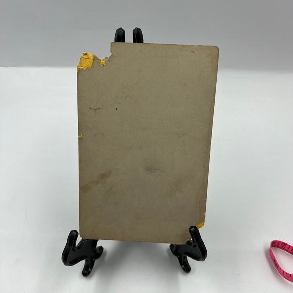 Antique Mounted Card Stock Black White Photo Child Boy Puppy 1800's Photograph - Picture 2 of 9